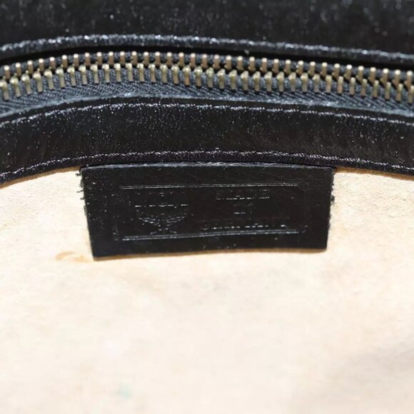 MCM Vicetos Logogram Tote Bag Coated Canvas Black Auth 75146 - Picture 3 of 16